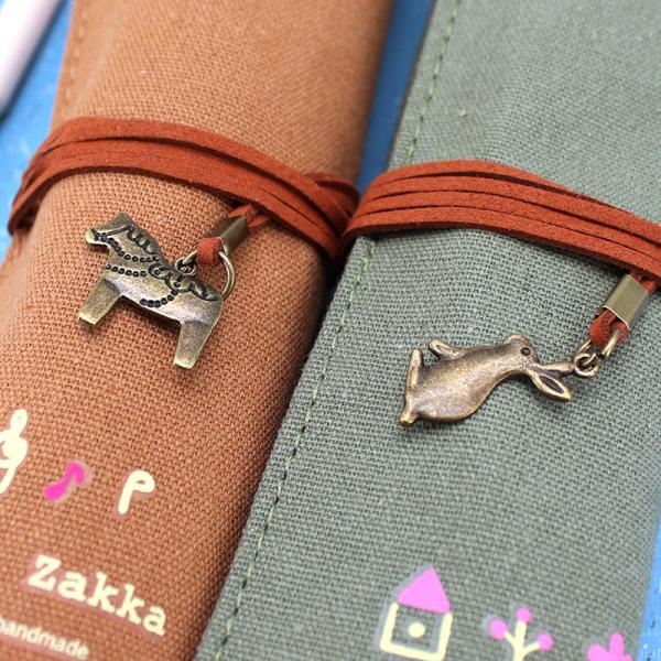 FRESH AND FASHIONABLE LARGE CAPACITY PEN BAG PENCIL CASE SIMPLE CREATIVE JUNIOR HIGH SCHOOL MEN AND WOMEN CANVAS PENCIL