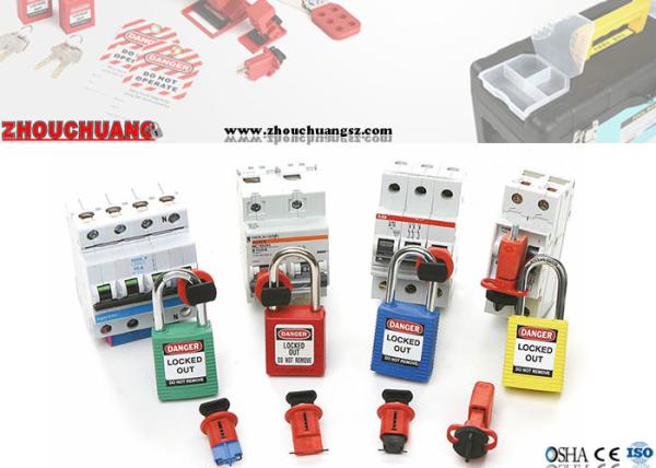 Glass Filled Lock Out Tag Out For Circuit Breakers Nylon PA Material