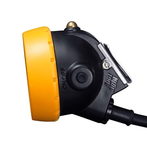 20000 Lux 7800mah Rechargeable Mining Helmet Lamp With Safety Rear Light