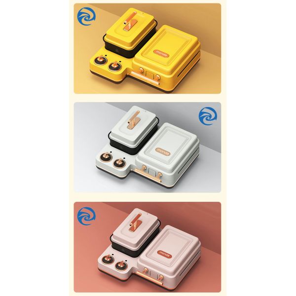 1100W 220V Multifunctional Breakfast Machine Stainless Steel