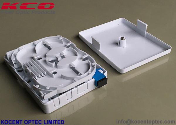 2 Port 2 Core Fiber Optical Termination Box FTTH Indoor Face Plate Socket SC/UPC