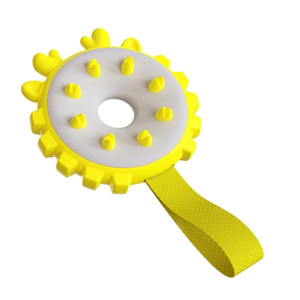 Pet Toy Pet Dog Teeth Grinding Toy Ring Dog Toothbrush Dog Chew Toy