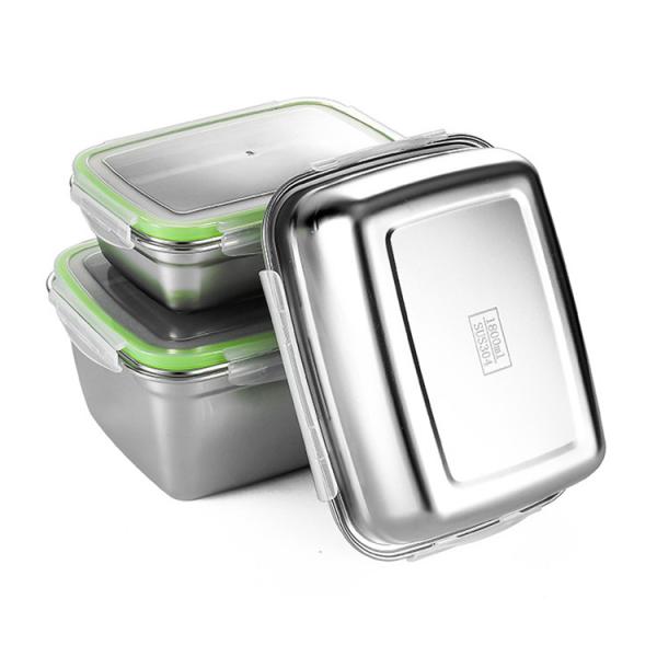 350ml-2800ml  304 Stainless Steel Lunch Box Office Household Storage Organization
