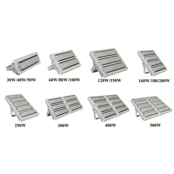 150lm / W High Lumen Led Flood Light Outdoor Led Flood Lamps 90 - 305v AC 50w - 500w