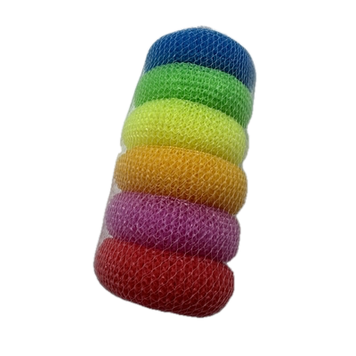 Premium PP Ball Scourer Non-Scratch Kitchen Scrubber 6-Pack