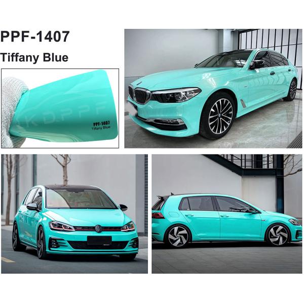 1.52X16m Blue Color Paint Protection Film Self Adhesive Color PPF Film