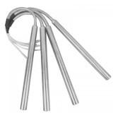 Elementos de aquecimento bondes da C.A. 220V 490W 6mm x 30mm de aço inoxidável