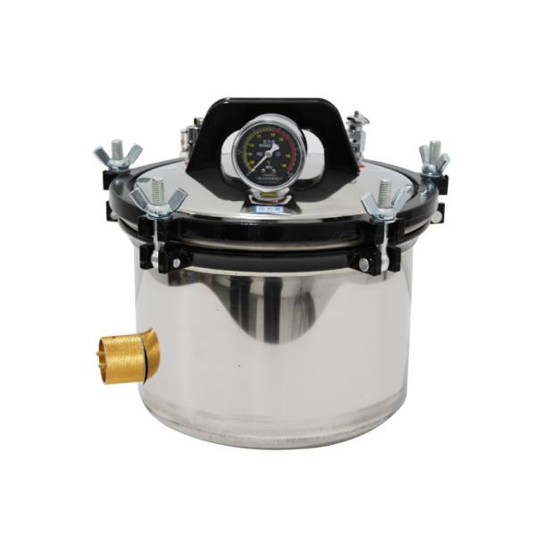 18L Vertical Pressure Steam Sterilizer Acid And Alkali Resistance