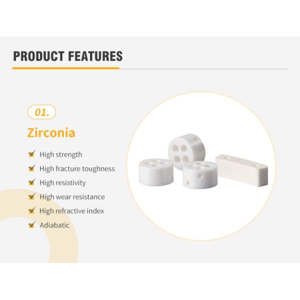 Customized Ceramic Parts Wear Resistant Insulation Alumina Ceramic Block Parts