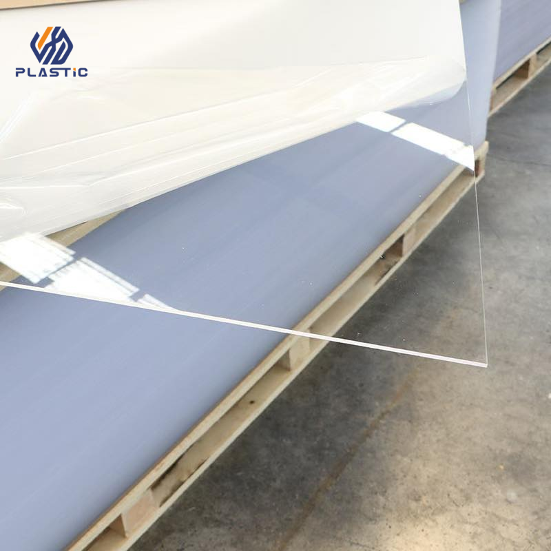 3mm Plexiglass sheet 1220*2440mm clear acrylic sheet for application advertising