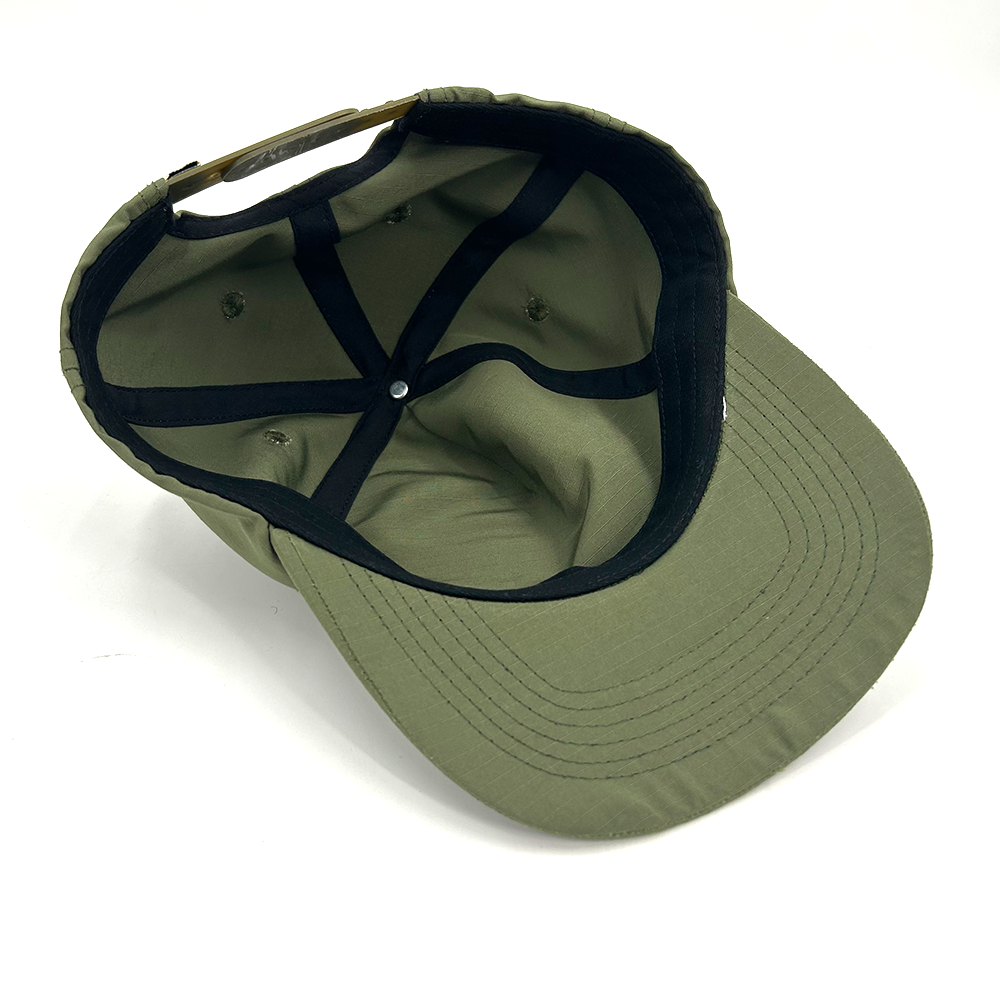 Low Profile Embroidered Snapback Caps Unstructured Pre Curved Brim Vintage 5 Panel Sports