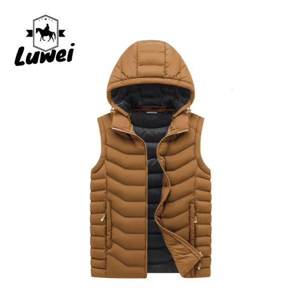 Застегнутый плюс размер пузырьки жилет ковровый наружный жилет жилет с карманом