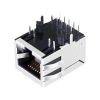 Connecteur 1000 de câble Ethernet RJ45 industriel de base-T de port de SS-6488-NF-A431 Tab Down 1x1