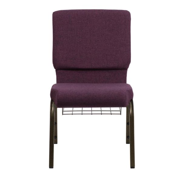 Iron Steel Stacking Church Chairs with Lumbar Support