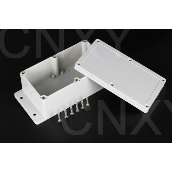 Water Resistant Flanged Plastic Box PC -45 To 130 ℃ Temperature CE Standard