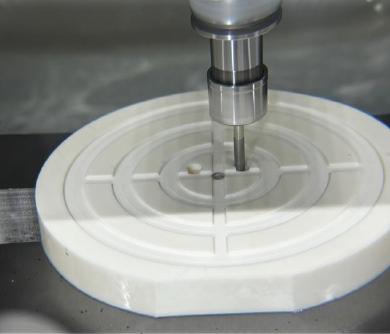 Precision Ceramic Semiconductor Suction Cup Alumina Silicon Carbide