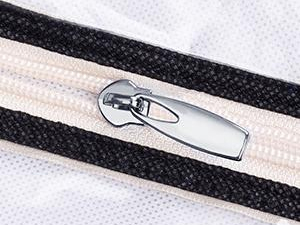 Customized Non-Woven Men'S Suit Bag For Travel Dust Folding Garment Bags PVC Clear Hanging Zip Suit Cover Bag