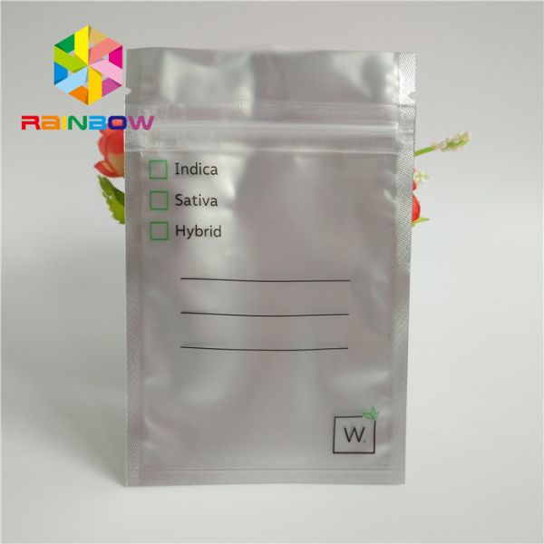 El empaquetado de Matte Dried Flowers Plastic Zipper empaqueta el logotipo de encargo 120mic