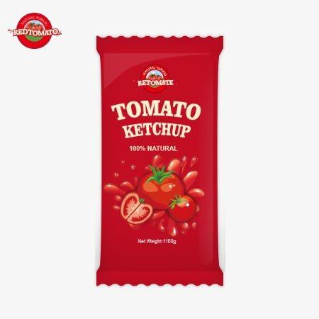 10 gramas de ketchup de tomate oferece um sabor doce e rico com ingredientes naturais a um preço de fábrica