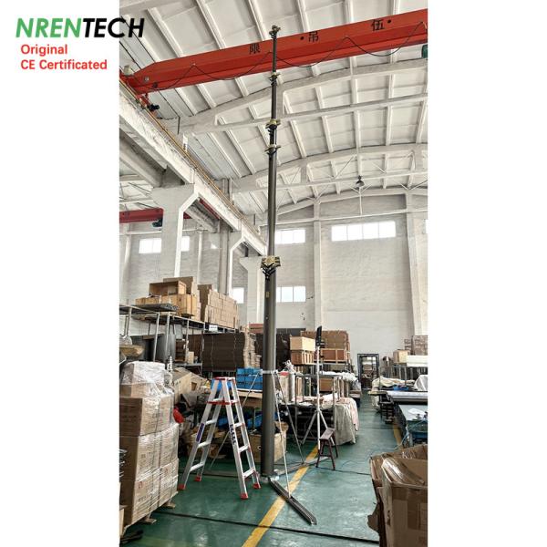20m lockable pneumatic telescopic mast 30kg payloads-3.7m closed height-for antenna