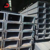 U C Channel 50-400mm Ms S235jr A36 U Channel C Channel Bar en acier galvanisé/noir U Channel pour les structures de construction