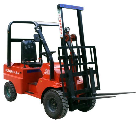 Economic Electric Stacker with Adjustable Wide with Leg Battery Powered Forklift
