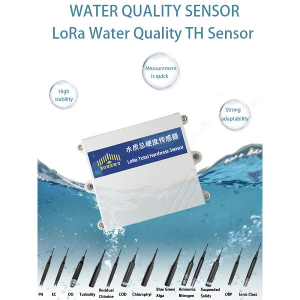 ZONEWU LoRaWAN Water Hardness Sensor | IoT Water Quality Testing for Drinking Water Systems