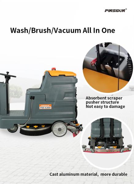 Customized Ride On Floor Scrubber Dryer 20 Lightweight