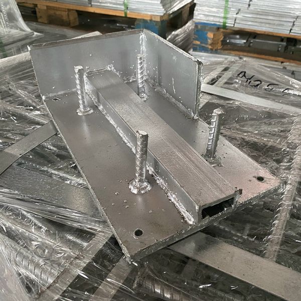 Placa de aço incorporada em metal padrão em concreto 4 mm 6 mm para durabilidade duradoura