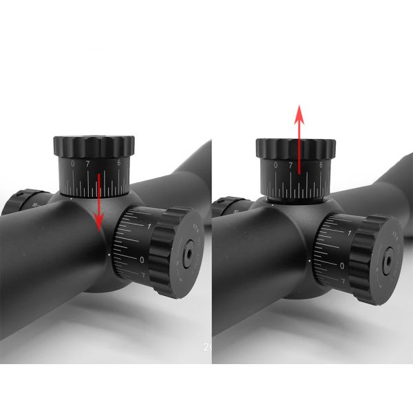Первые объемы фокальной плоскости 4-50x75 FFP Riflescope долгосрочные с держателем и навесом