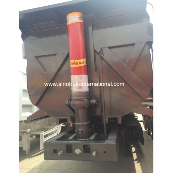 Hydraulic Heavy Equipment Flatbed Semi Trailer Storage Boxes For Mining Industry