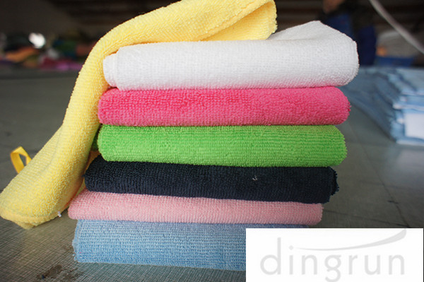 Multi Color Water Absorbent Towels Microfiber Car Cleaning Cloth Non Slip