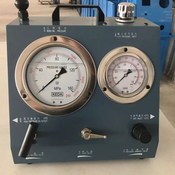 1200 Bar Hydraulic High Pressure Pump Steel Portable Pneumatic Pump