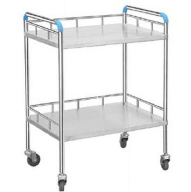 Hospital special trolley ABS material silver trolley with wheels