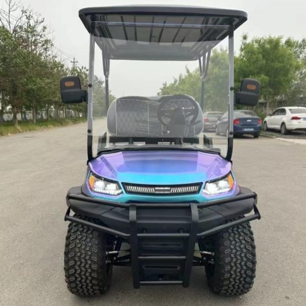 Novo carro de golfe elétrico de 4 lugares rodas de alumínio Clube avançado preço barato