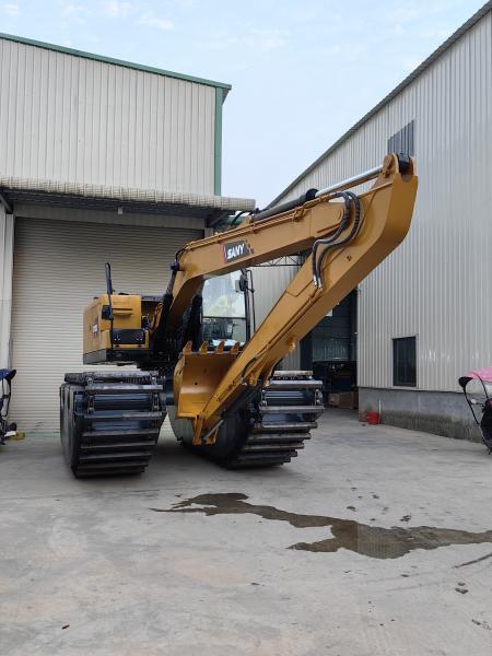 Q355B Floating Pontoon Undercarriage For 6-50T Amphibious Excavator