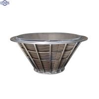 Processo de Soldadura de Material em todo o mundo Wedge Wire Centrifugadora de aço inoxidável Cesto de tela para desidratação de lodo