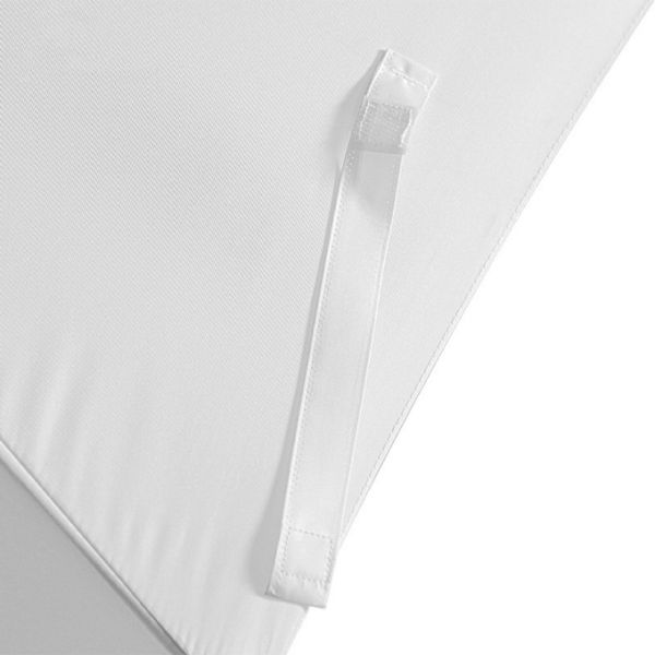 DIY Logo Promotional Sublimation Umbrella Blanks White Color Customized