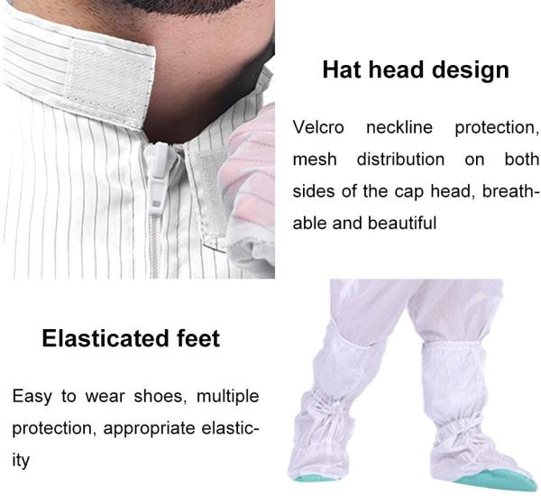Antiestático não tecido protetor sanitário descartável dos vestidos cirúrgicos da roupa do isolamento