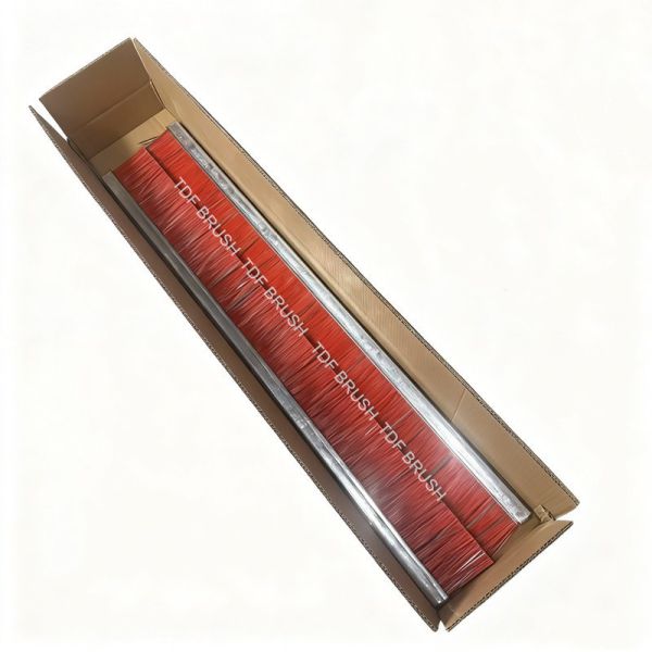 Brosse à bande de fil d'acier mixte en PP - Nettoyage des moisissures et traitement de surface pour les machines de fabrication de briques de béton