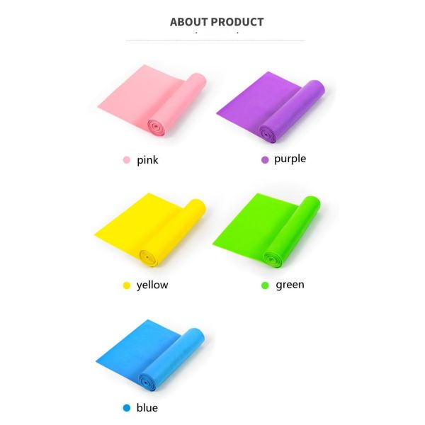 Yoga athletic athletic resistance bands workout Stretch Gym Training Elastic 150CM