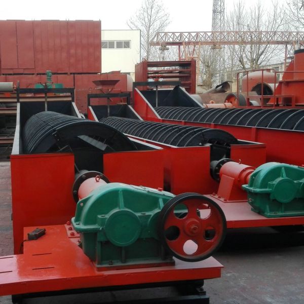 2.7 KG Capacity Energy Mining Gravel Sand Stone Double Spiral Type Screw Sand Washer