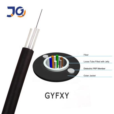 Cabo de fibra ótica não blindado do tubo da unidade de GYFXY MDPE 5.5mm