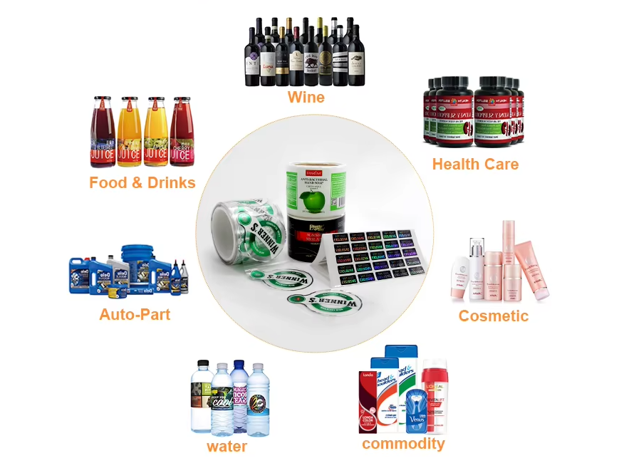 Customized OEM 5ml 10ml High Quality Waterproof Small Vial Sticker Packaging Label for Laboratory Use