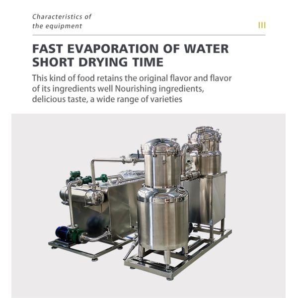 Automatic Manual Control Vacuum Frying Machine For Broccoli Chips 8kg Low Temperature