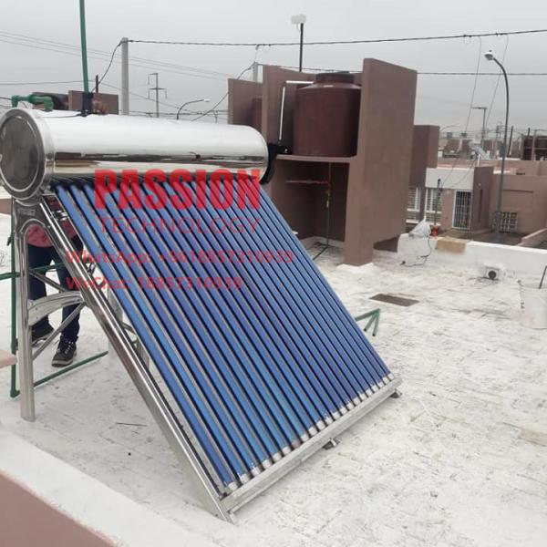 200L exercem pressão sobre não o coletor solar de Heater Stainless Steel Vacuum Tube da água