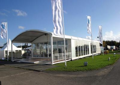 500 People Clear Tents For Weddings With Transparent PVC Roof Steel Frame Structure