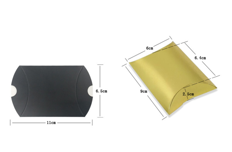 OEM ODM Kraft and Colorful Wedding Gift Pillow Boxes