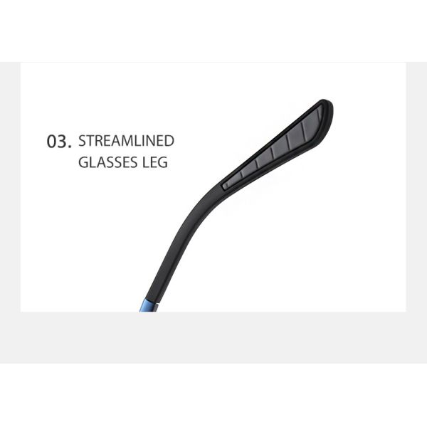 Capa anti del oxidante alrededor del aviador polaroid Sunglasses de las gafas de sol del metal