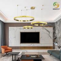 Lumière du restaurant LED clairement Amber Modern Ring Light Postmodern de luxe